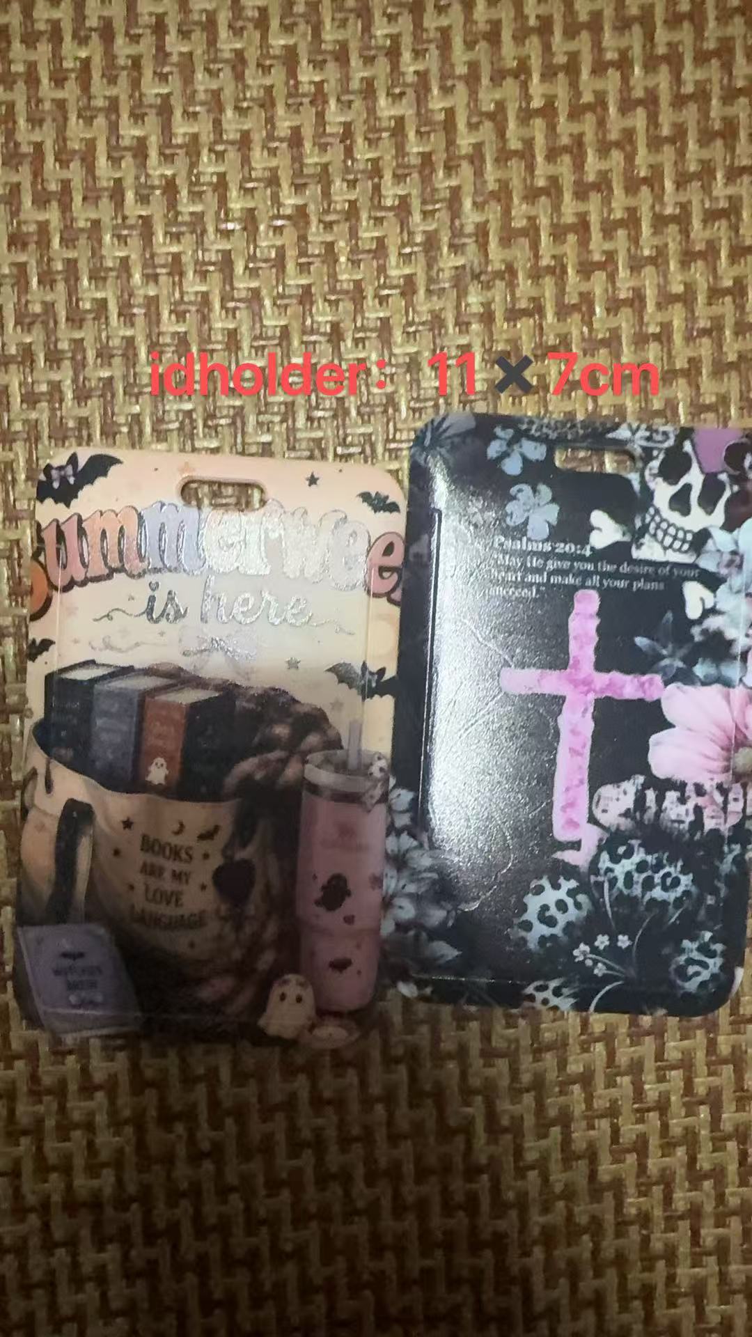 Acrylic ID Holder For Handmade Keychain